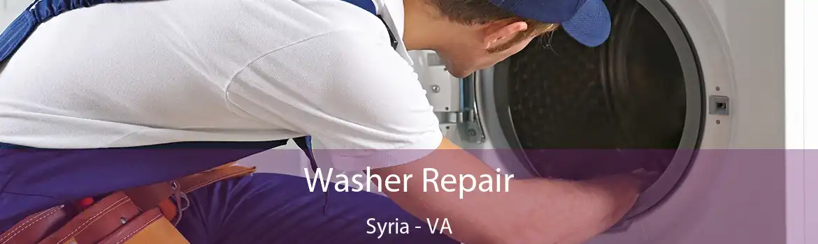 Washer Repair Syria - VA